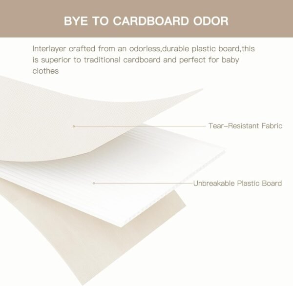 Baby Clothes Drawer Organizer Set (10 pcs) – Keeps Diapers, Onesies & Socks Neat in Nursery or Bedroom Drawers