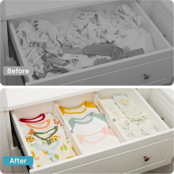 Drawer Dividers for Clothes 8 Pack