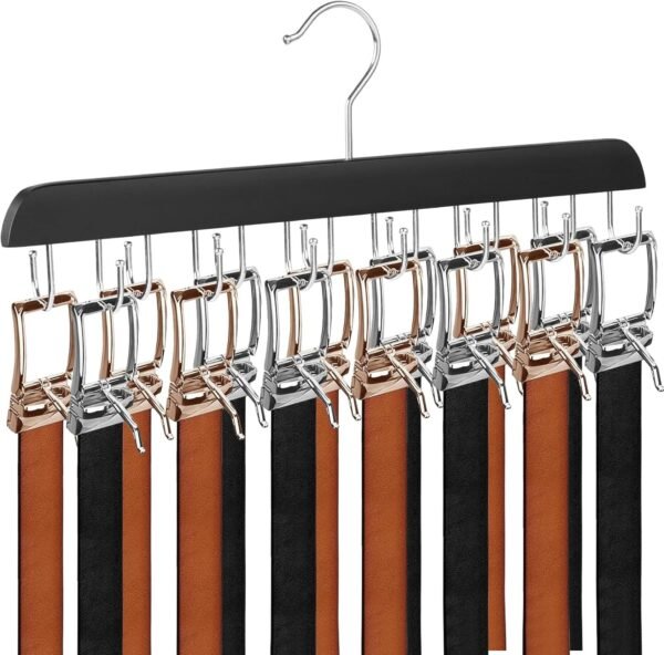 Wooden Belt Rack