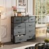 91xxK4XERpL._AC_SL1500_.jpg 9-Drawer Fabric Dresser Tower – Elegant Bedroom Storage with Modern Design